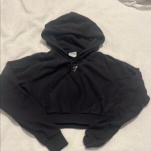 Gymshark Women's Black Hoodie Sweater